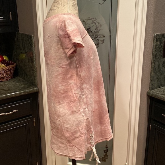 Hem & Thread Distressed Cotton Cover up size Small - Picture 4 of 7